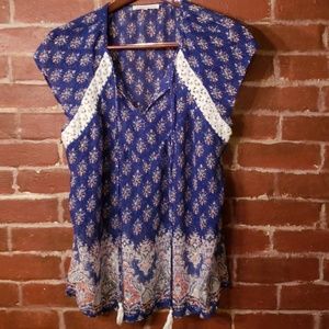 Daniel Rainn Sheer Blouse